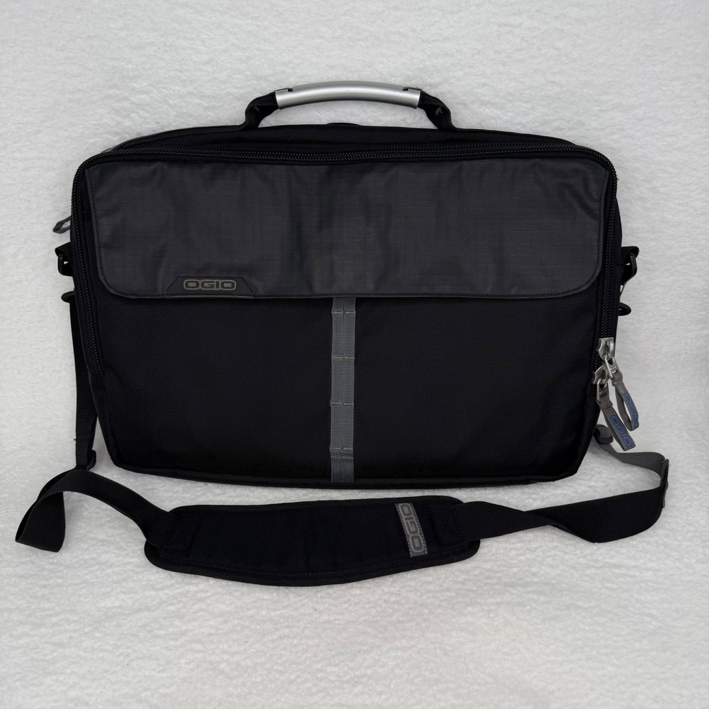 OGIO Messenger Bag Black Laptop Tablet Protection Briefcase Shoulder Bag Travel